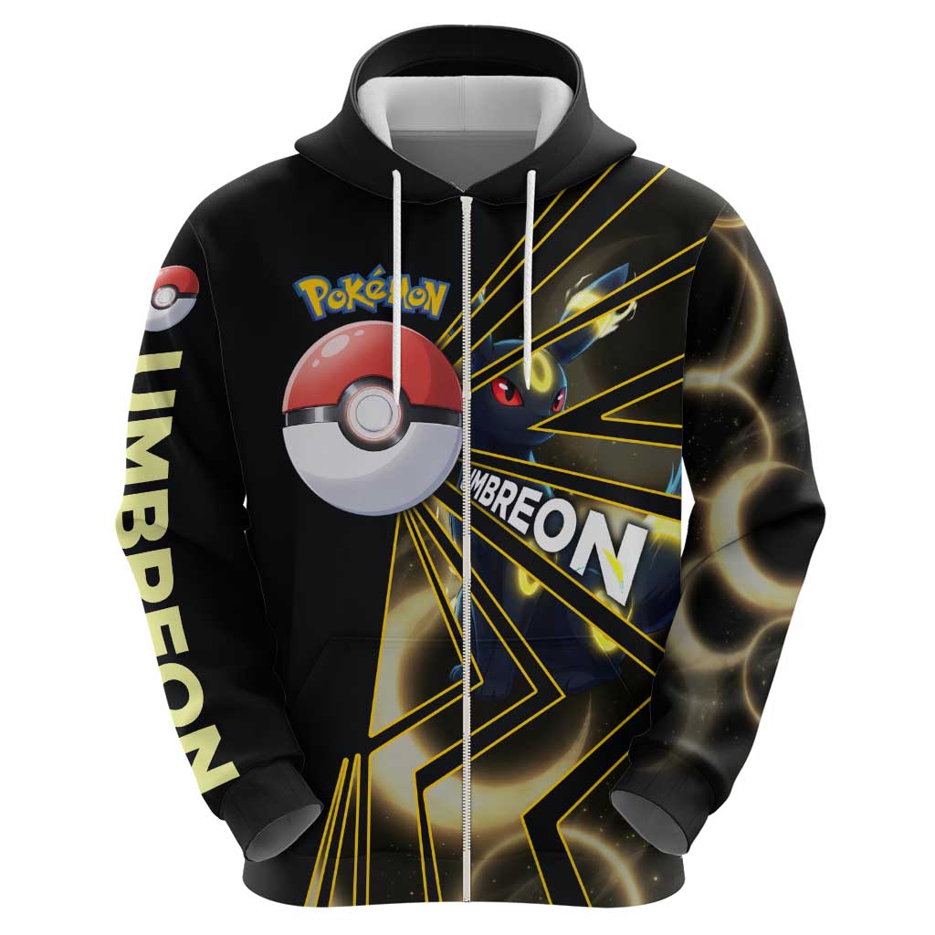 Umbreon Poké Hoodie Lunar Eclipse Comic Style