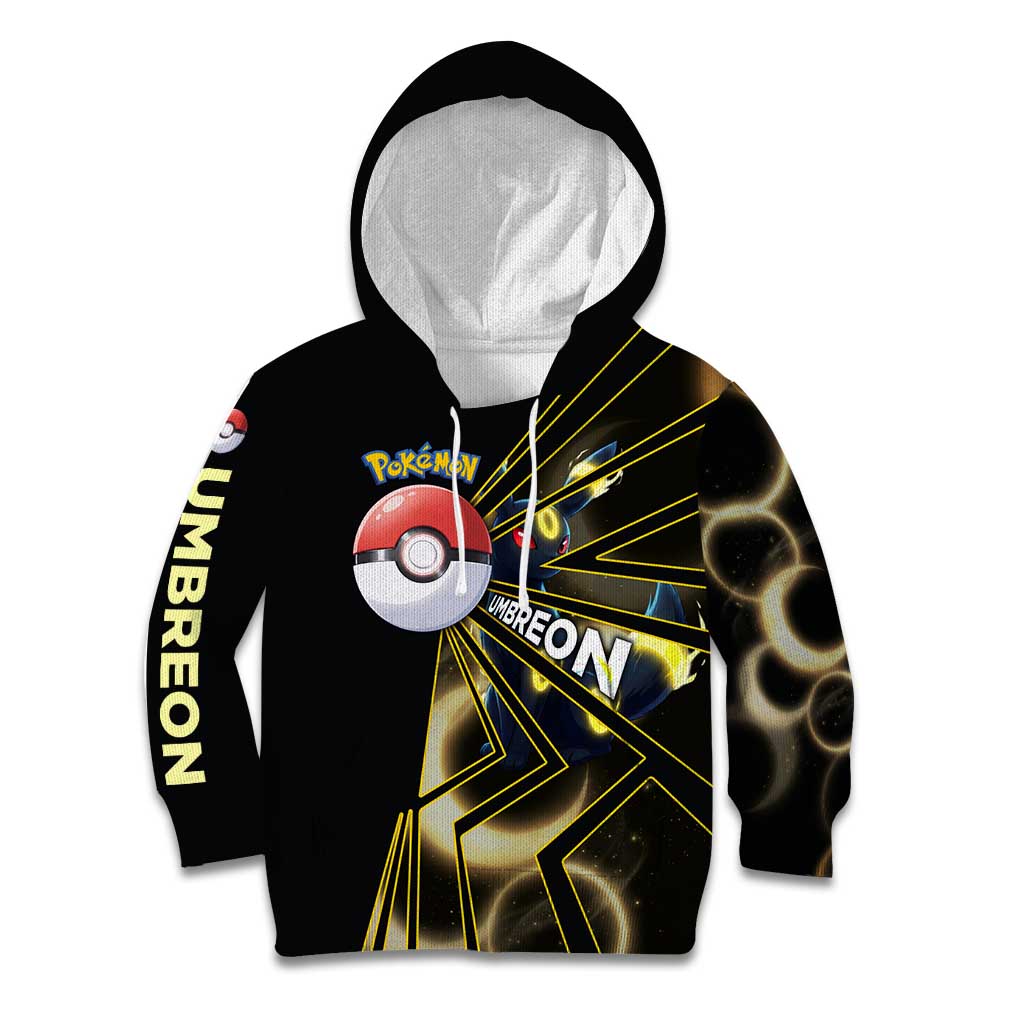Umbreon Poké Kid Hoodie Lunar Eclipse Comic Style