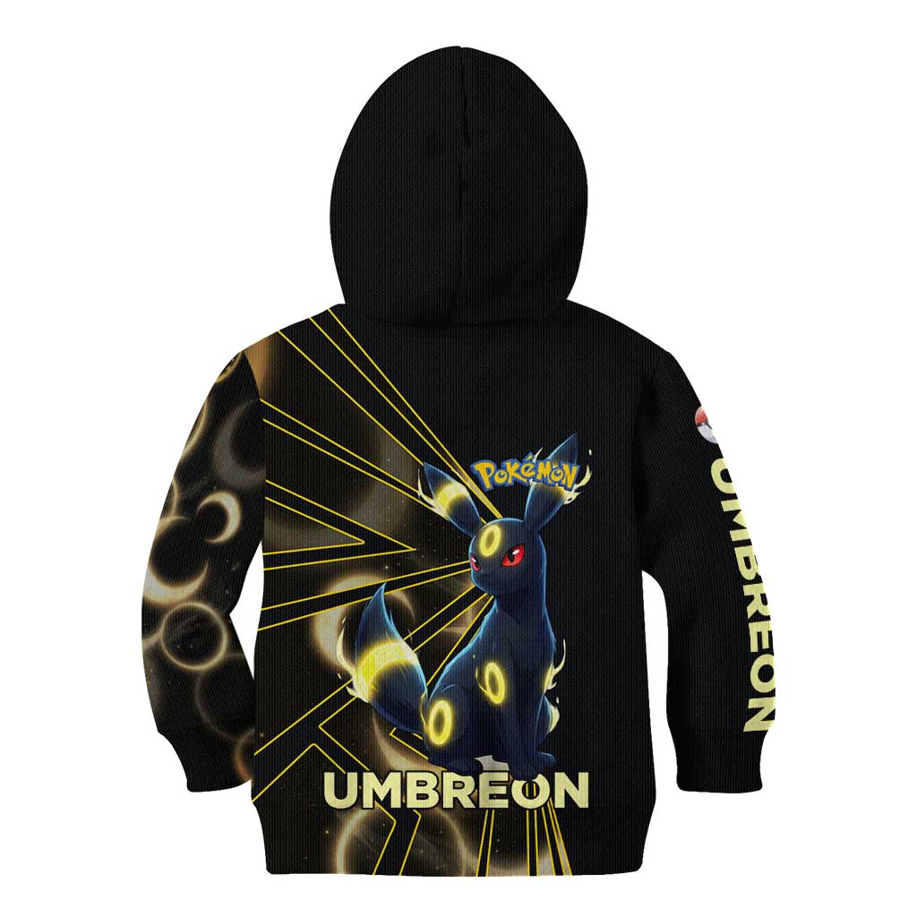 Umbreon Poké Kid Hoodie Lunar Eclipse Comic Style
