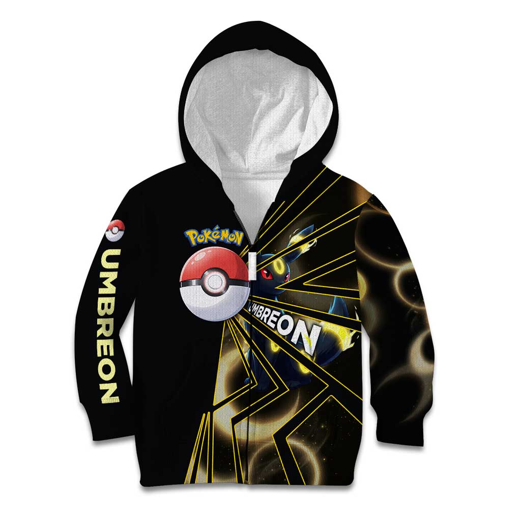Umbreon Poké Kid Hoodie Lunar Eclipse Comic Style