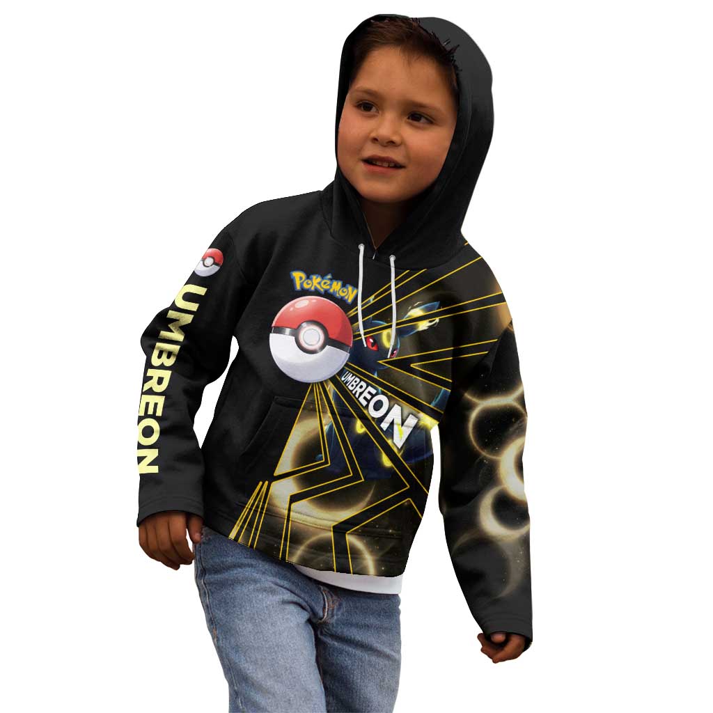 Umbreon Poké Kid Hoodie Lunar Eclipse Comic Style