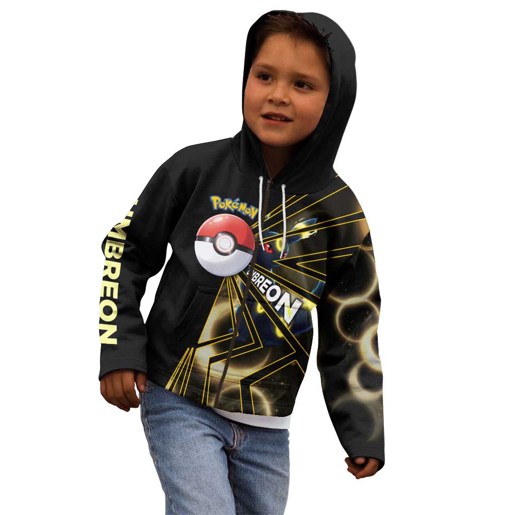 Umbreon Poké Kid Hoodie Lunar Eclipse Comic Style