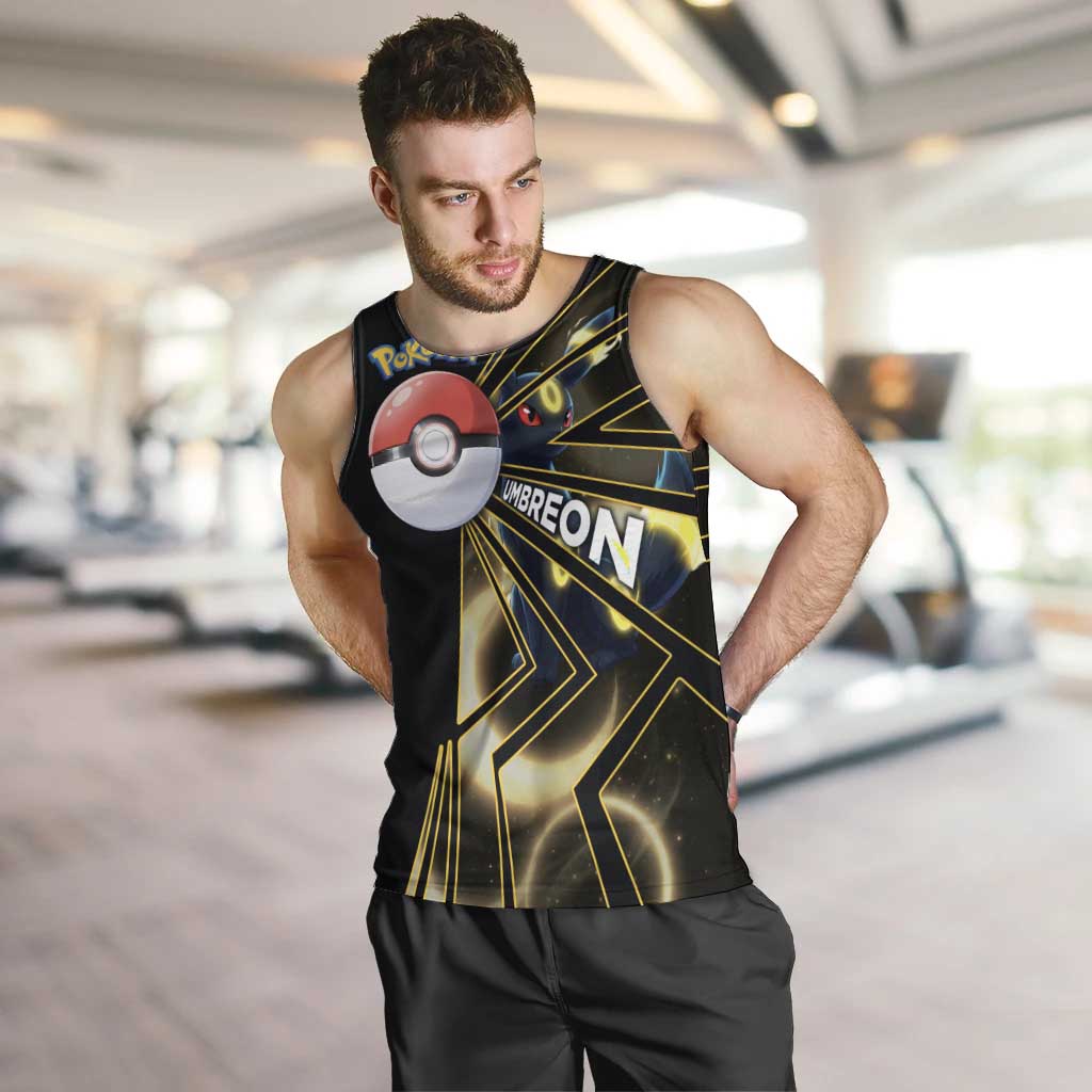 Umbreon Poké Men Tank Top Lunar Eclipse Comic Style