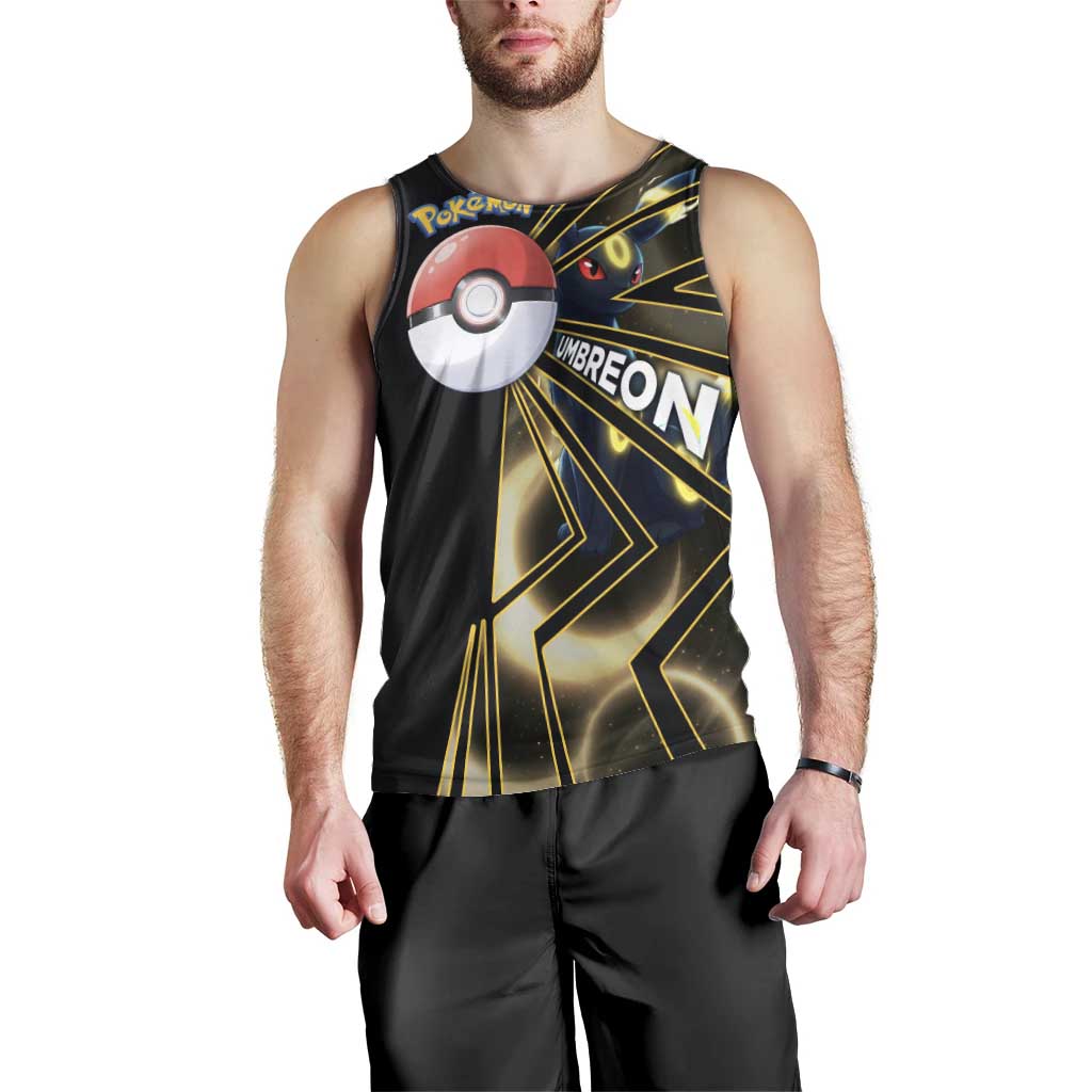 Umbreon Poké Men Tank Top Lunar Eclipse Comic Style