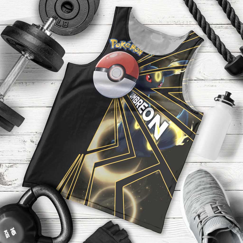 Umbreon Poké Men Tank Top Lunar Eclipse Comic Style