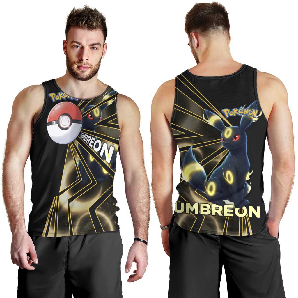 Umbreon Poké Men Tank Top Lunar Eclipse Comic Style