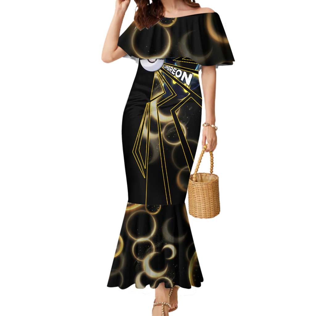 Umbreon Poké Mermaid Dress Lunar Eclipse Comic Style