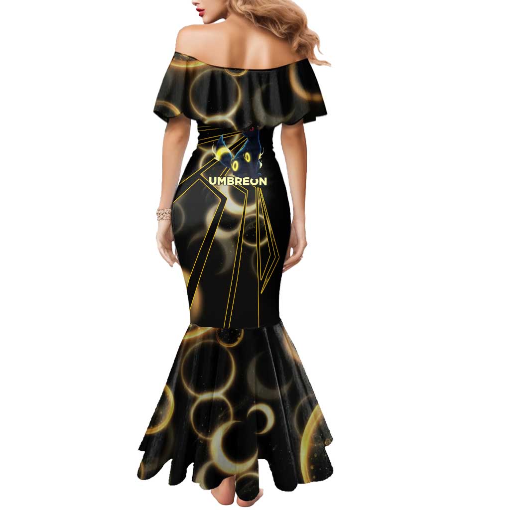 Umbreon Poké Mermaid Dress Lunar Eclipse Comic Style