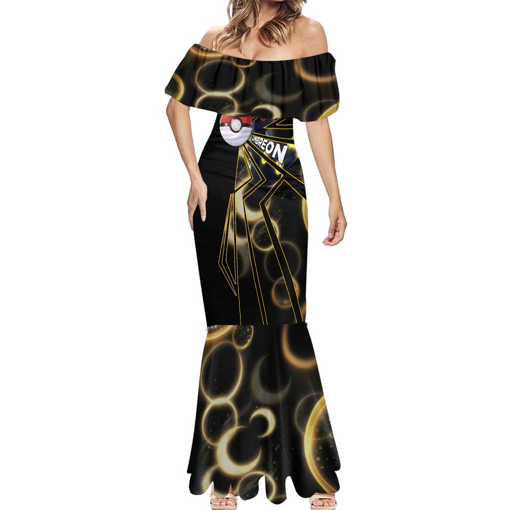 Umbreon Poké Mermaid Dress Lunar Eclipse Comic Style
