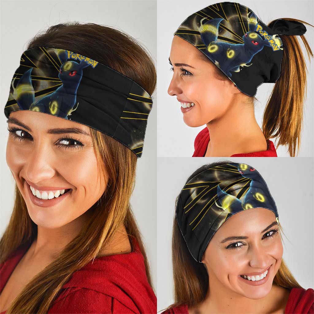 Umbreon Poké Neck Gaiter Lunar Eclipse Comic Style
