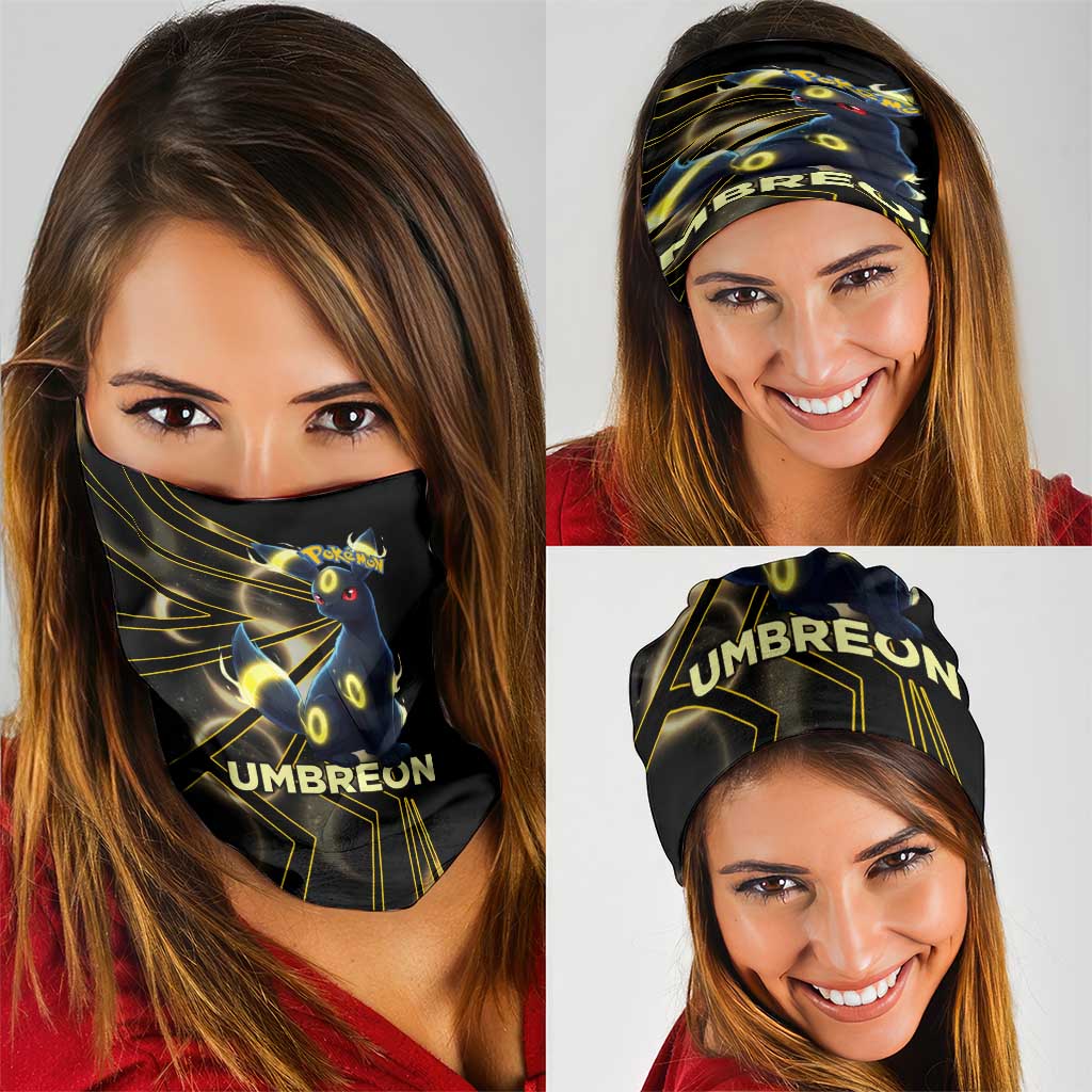 Umbreon Poké Neck Gaiter Lunar Eclipse Comic Style