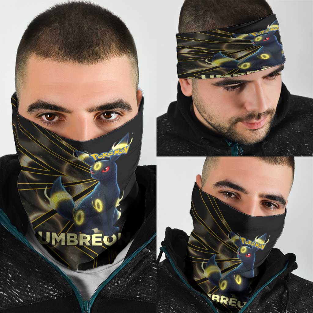 Umbreon Poké Neck Gaiter Lunar Eclipse Comic Style