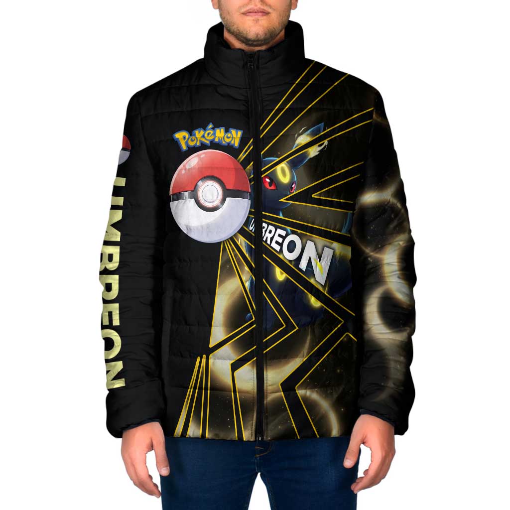 Umbreon Poké Padded Jacket Lunar Eclipse Comic Style
