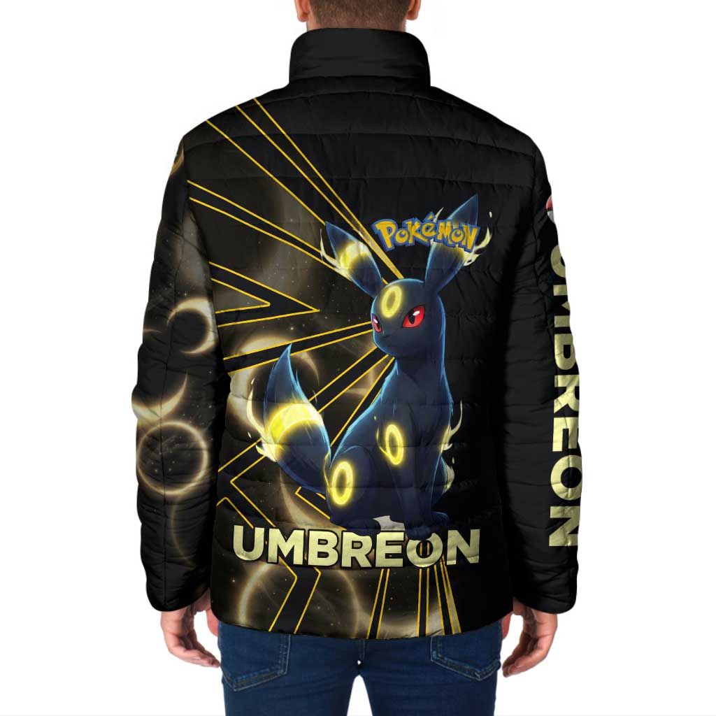 Umbreon Poké Padded Jacket Lunar Eclipse Comic Style
