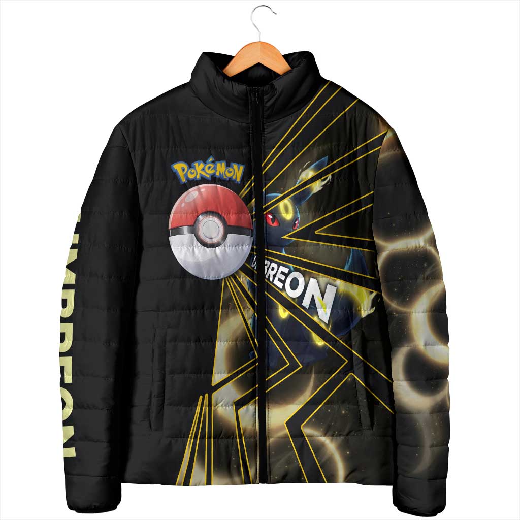 Umbreon Poké Padded Jacket Lunar Eclipse Comic Style