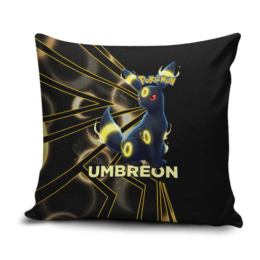 Umbreon Poké Pillow Cover Lunar Eclipse Comic Style
