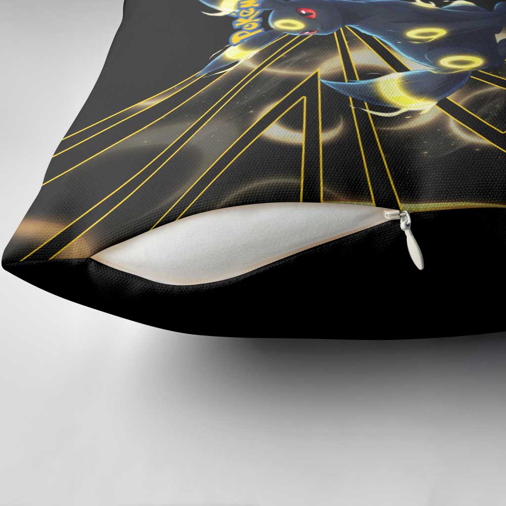 Umbreon Poké Pillow Cover Lunar Eclipse Comic Style