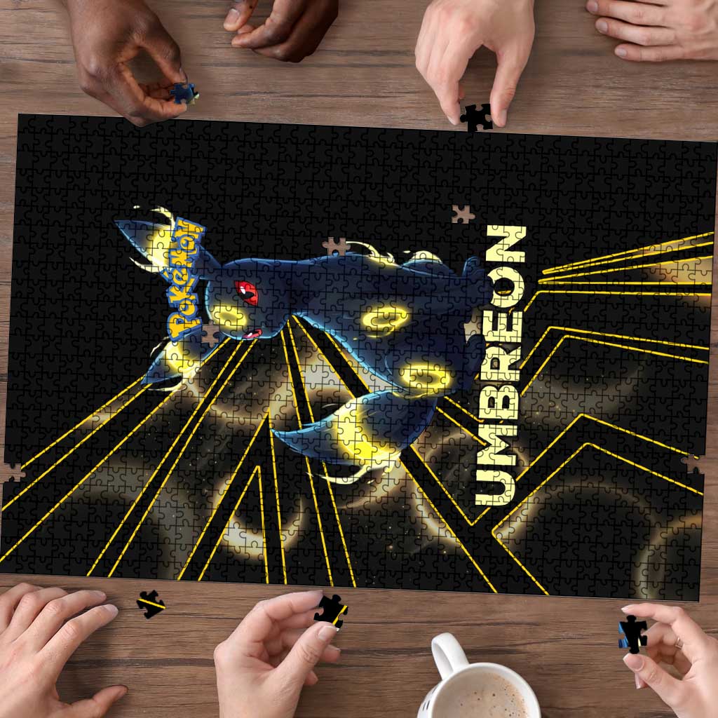 Umbreon Poké Puzzle Lunar Eclipse Comic Style