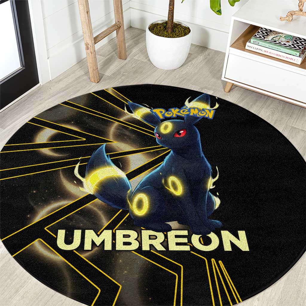 Umbreon Poké Round Carpet Lunar Eclipse Comic Style
