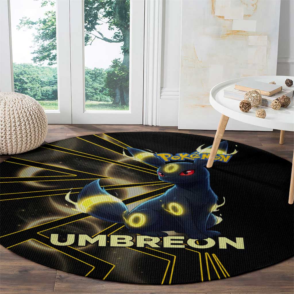 Umbreon Poké Round Carpet Lunar Eclipse Comic Style