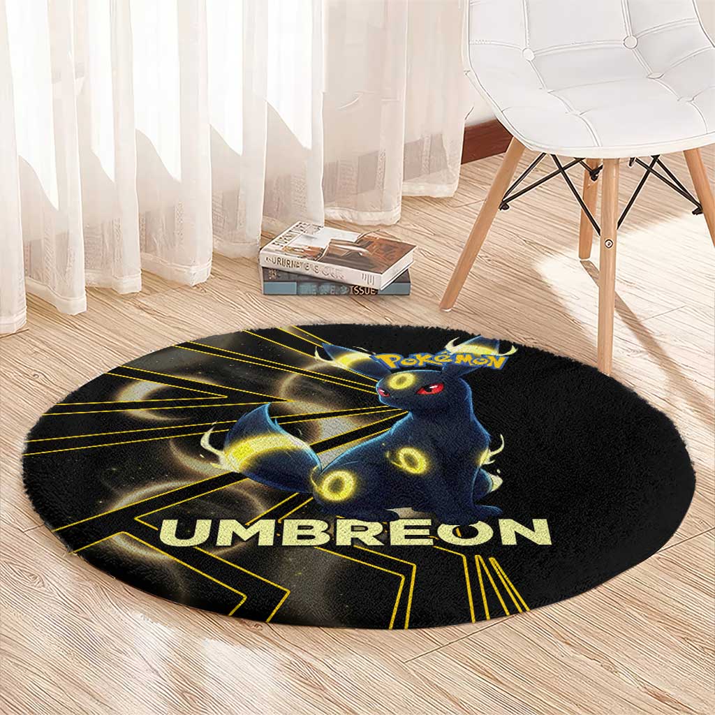 Umbreon Poké Round Carpet Lunar Eclipse Comic Style