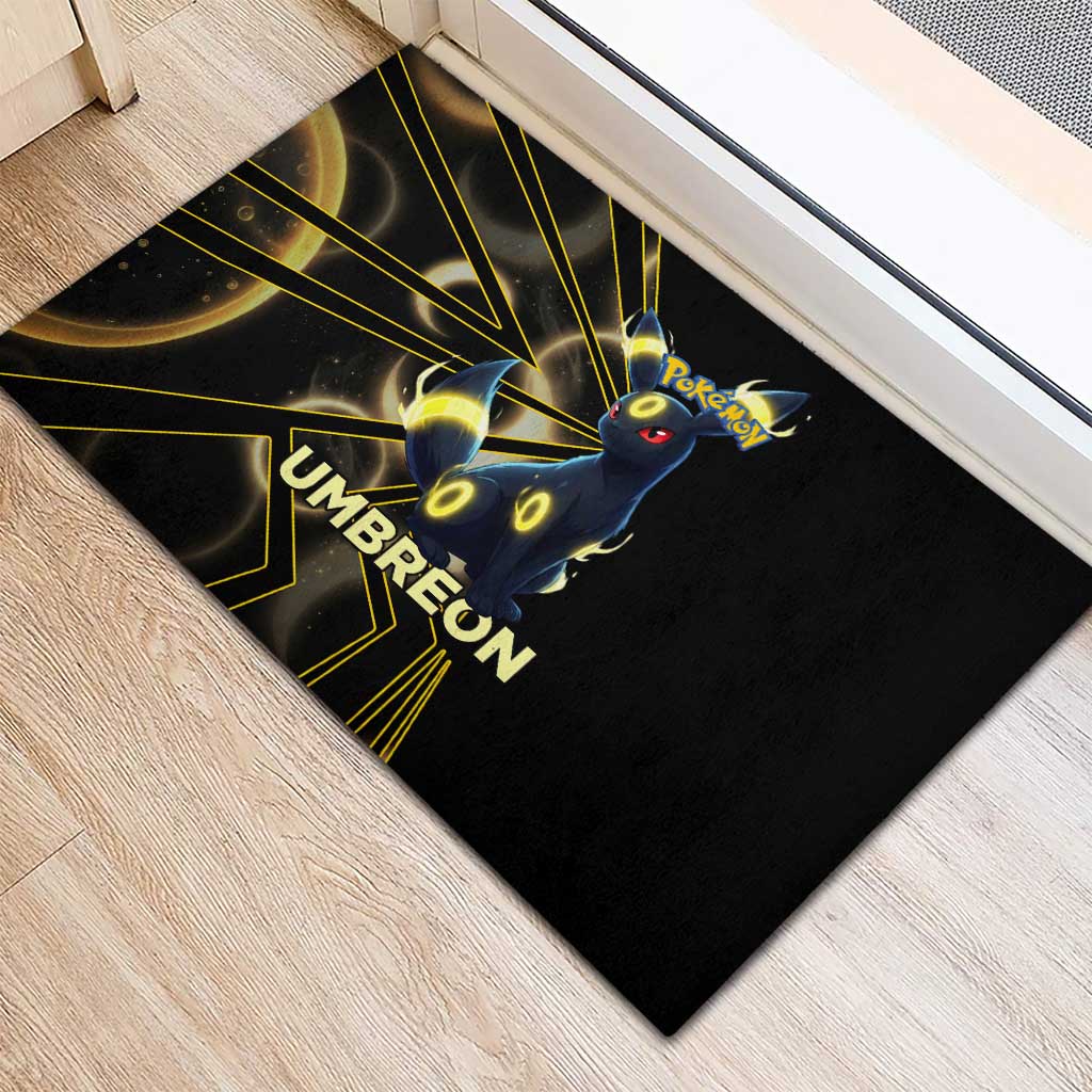 Umbreon Poké Rubber Doormat Lunar Eclipse Comic Style