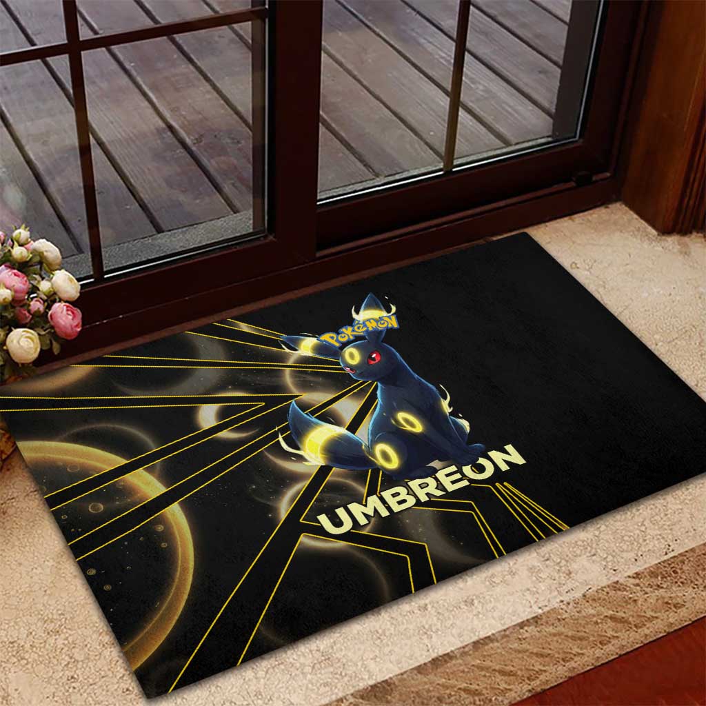 Umbreon Poké Rubber Doormat Lunar Eclipse Comic Style