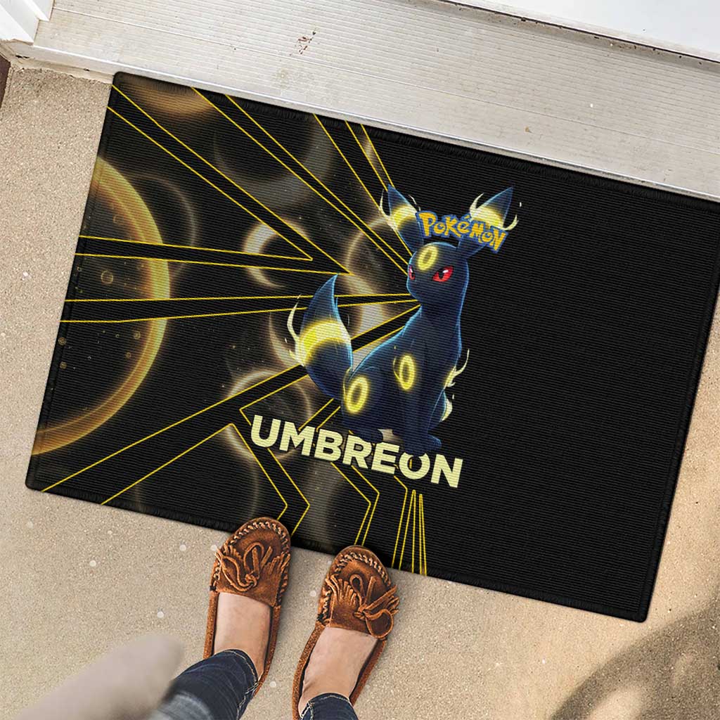 Umbreon Poké Rubber Doormat Lunar Eclipse Comic Style