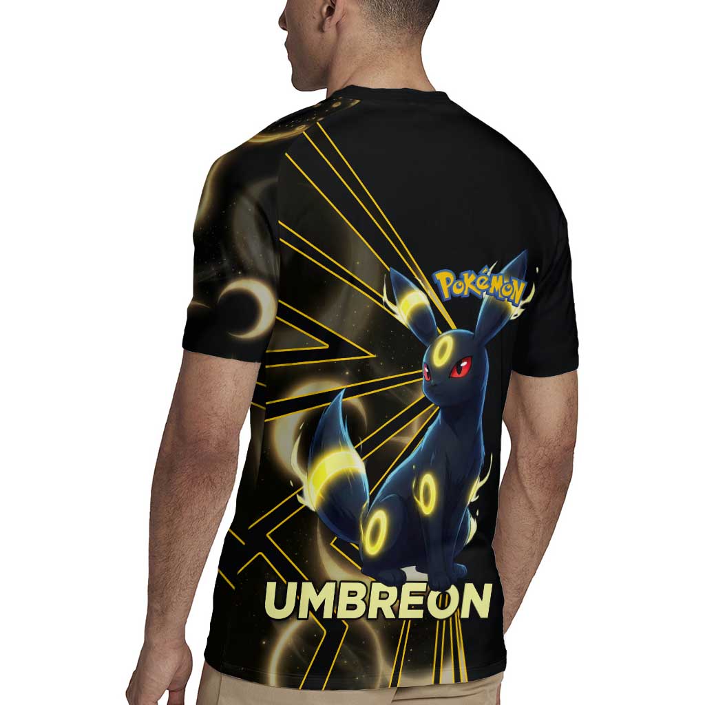 Umbreon Poké Rugby Jersey Lunar Eclipse Comic Style