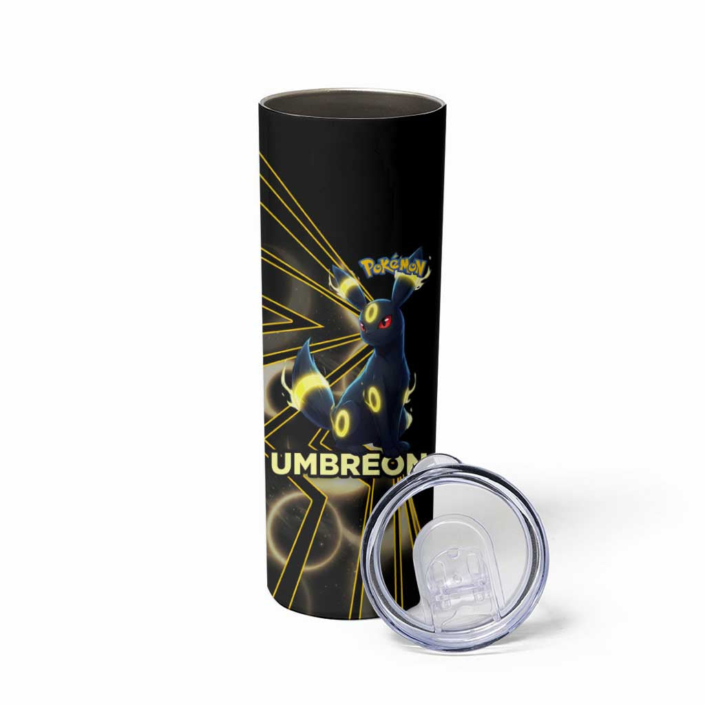 Umbreon Poké Skinny Tumbler Lunar Eclipse Comic Style
