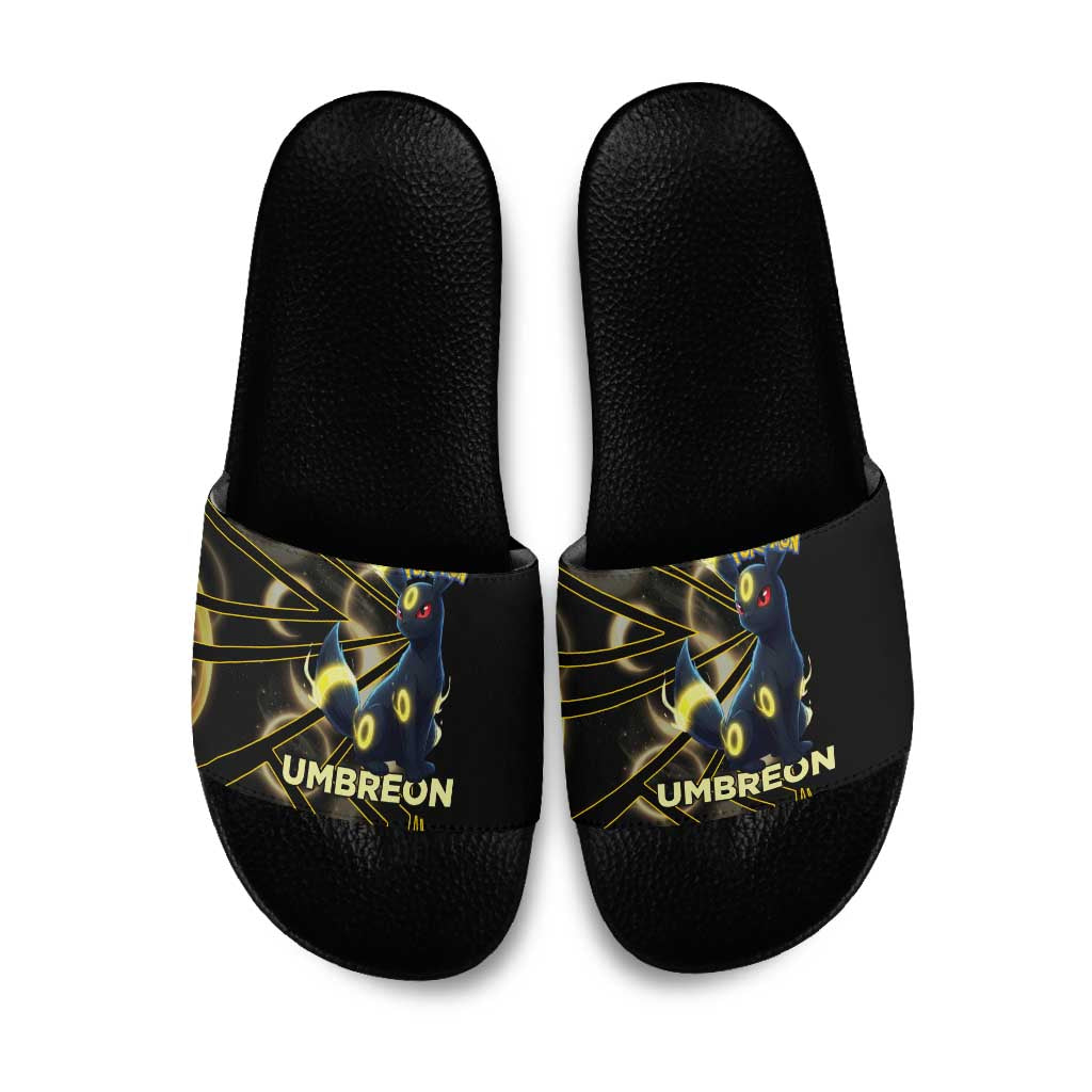 Umbreon Poké Slide Sandals Lunar Eclipse Comic Style