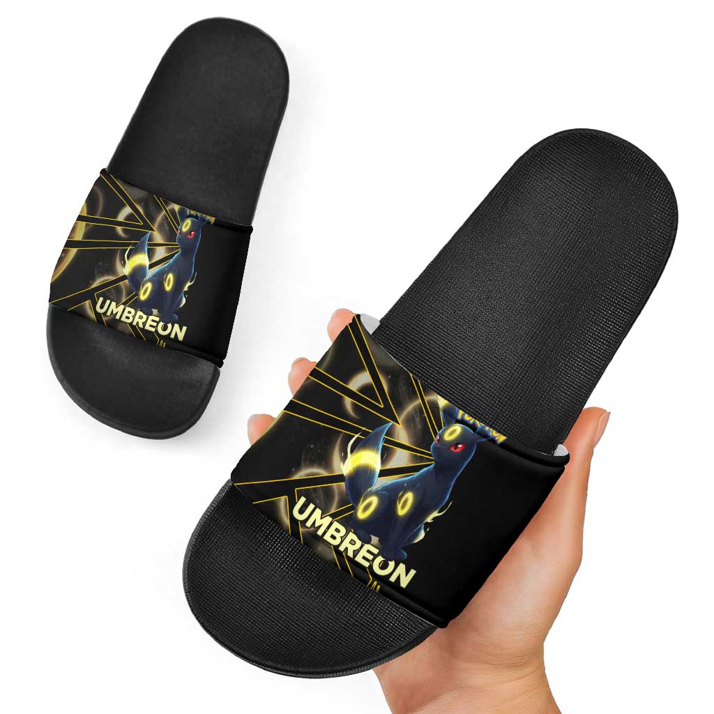 Umbreon Poké Slide Sandals Lunar Eclipse Comic Style