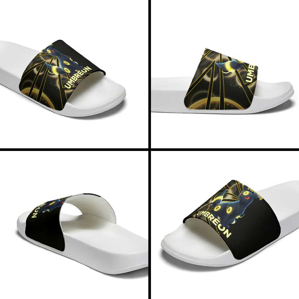 Umbreon Poké Slide Sandals Lunar Eclipse Comic Style