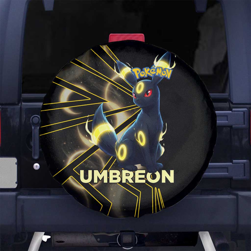 Umbreon Poké Spare Tire Cover Lunar Eclipse Comic Style