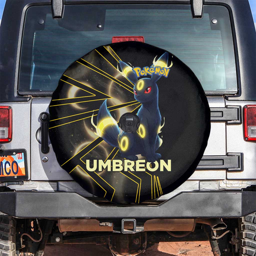 Umbreon Poké Spare Tire Cover Lunar Eclipse Comic Style