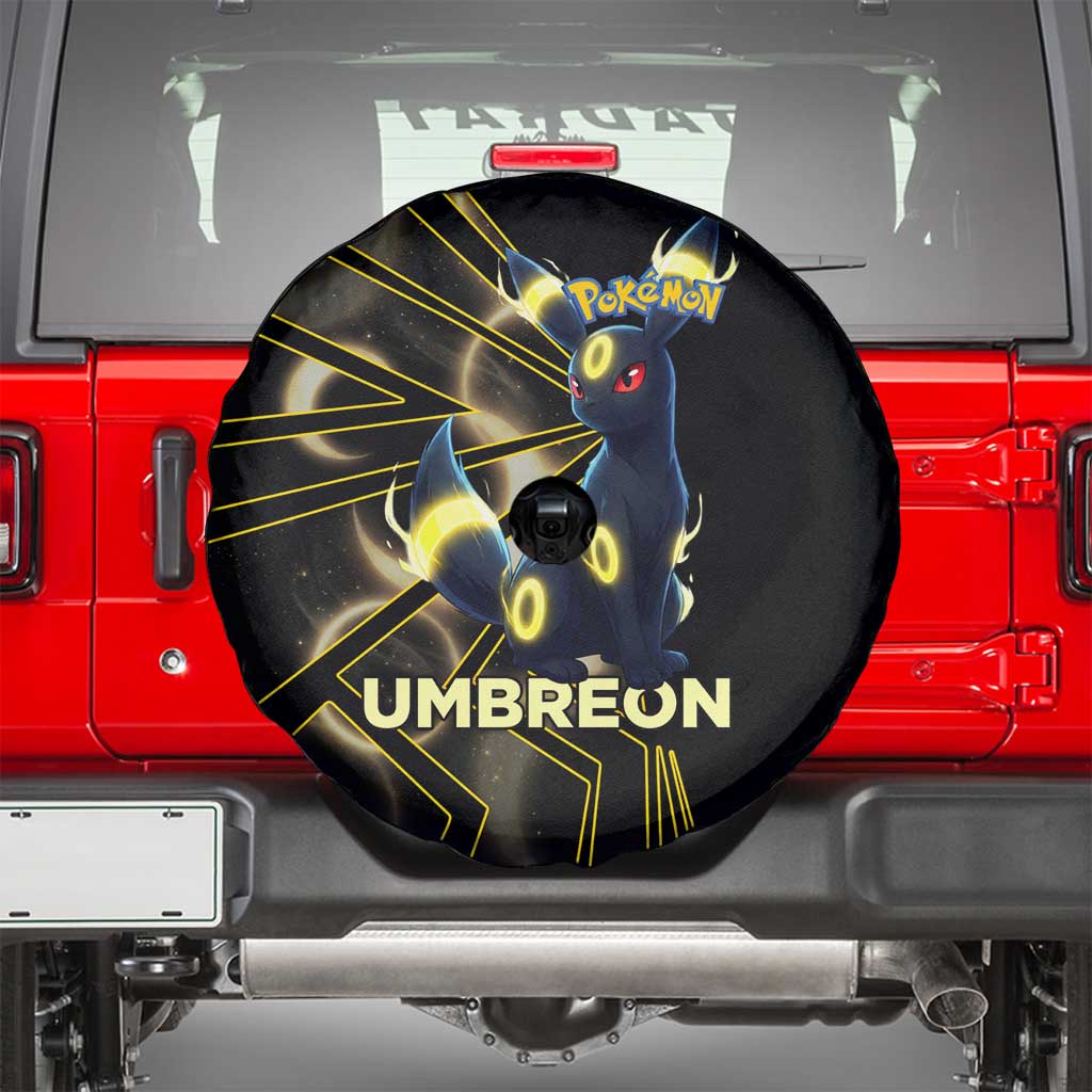 Umbreon Poké Spare Tire Cover Lunar Eclipse Comic Style