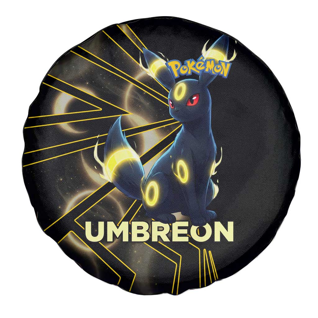 Umbreon Poké Spare Tire Cover Lunar Eclipse Comic Style