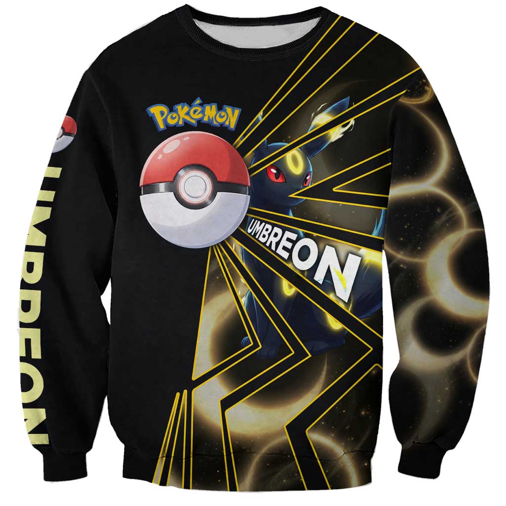 Umbreon Poké Sweatshirt Lunar Eclipse Comic Style