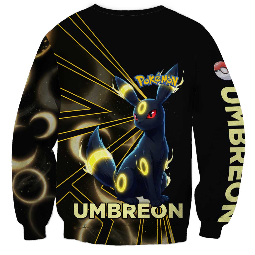 Umbreon Poké Sweatshirt Lunar Eclipse Comic Style