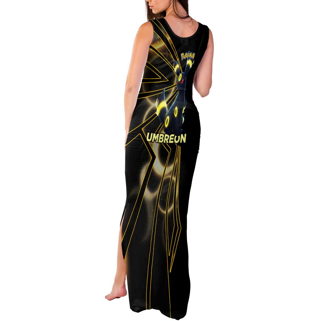 Umbreon Poké Tank Maxi Dress Lunar Eclipse Comic Style