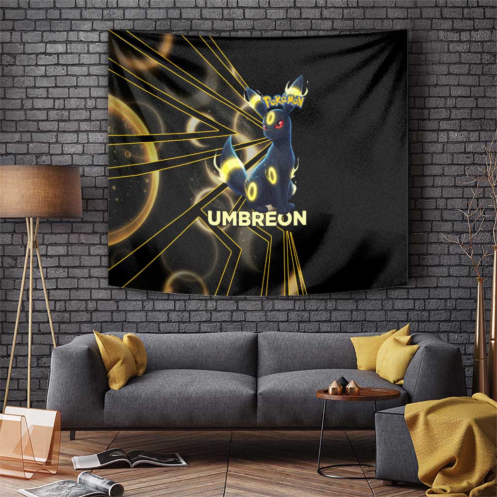 Umbreon Poké Tapestry Lunar Eclipse Comic Style