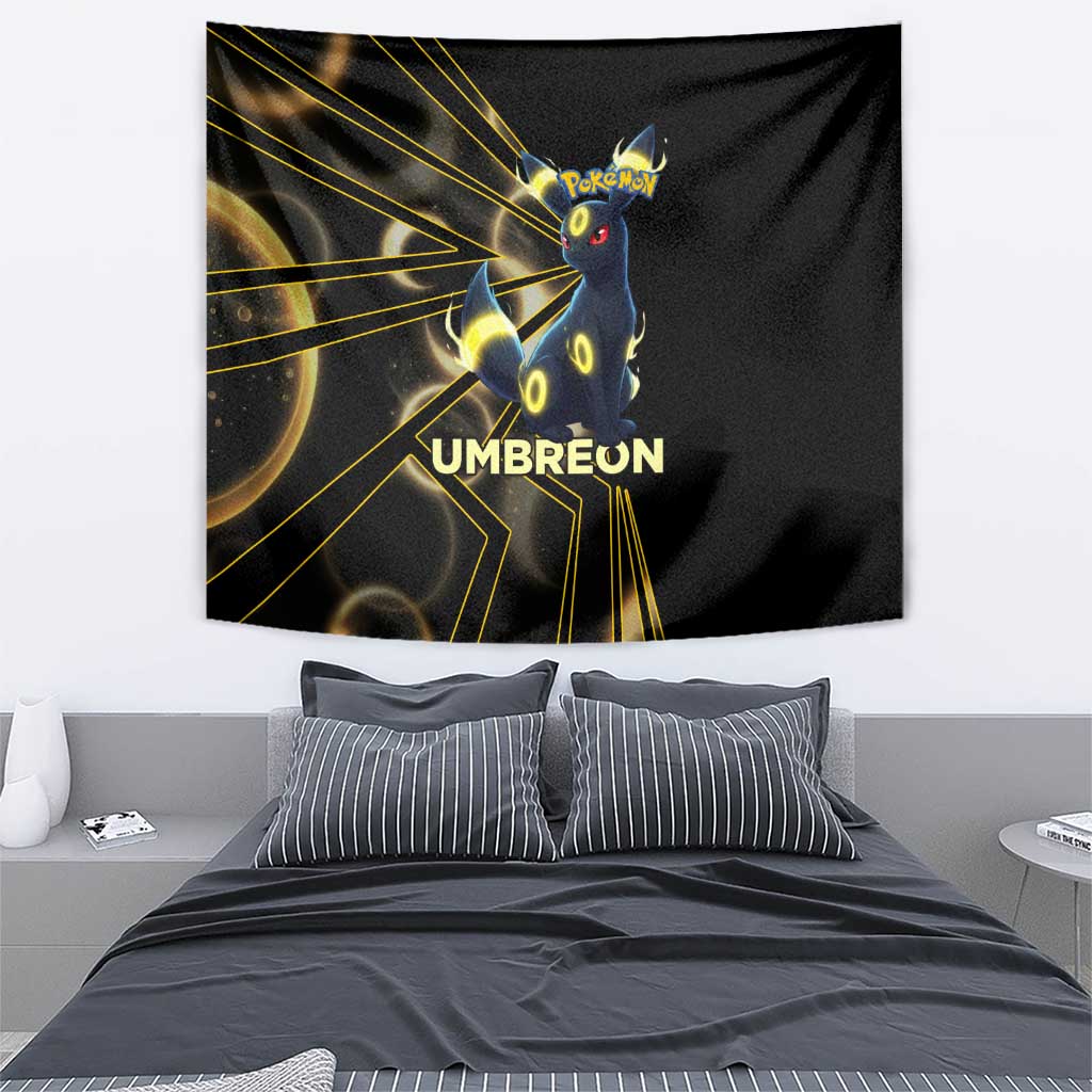Umbreon Poké Tapestry Lunar Eclipse Comic Style