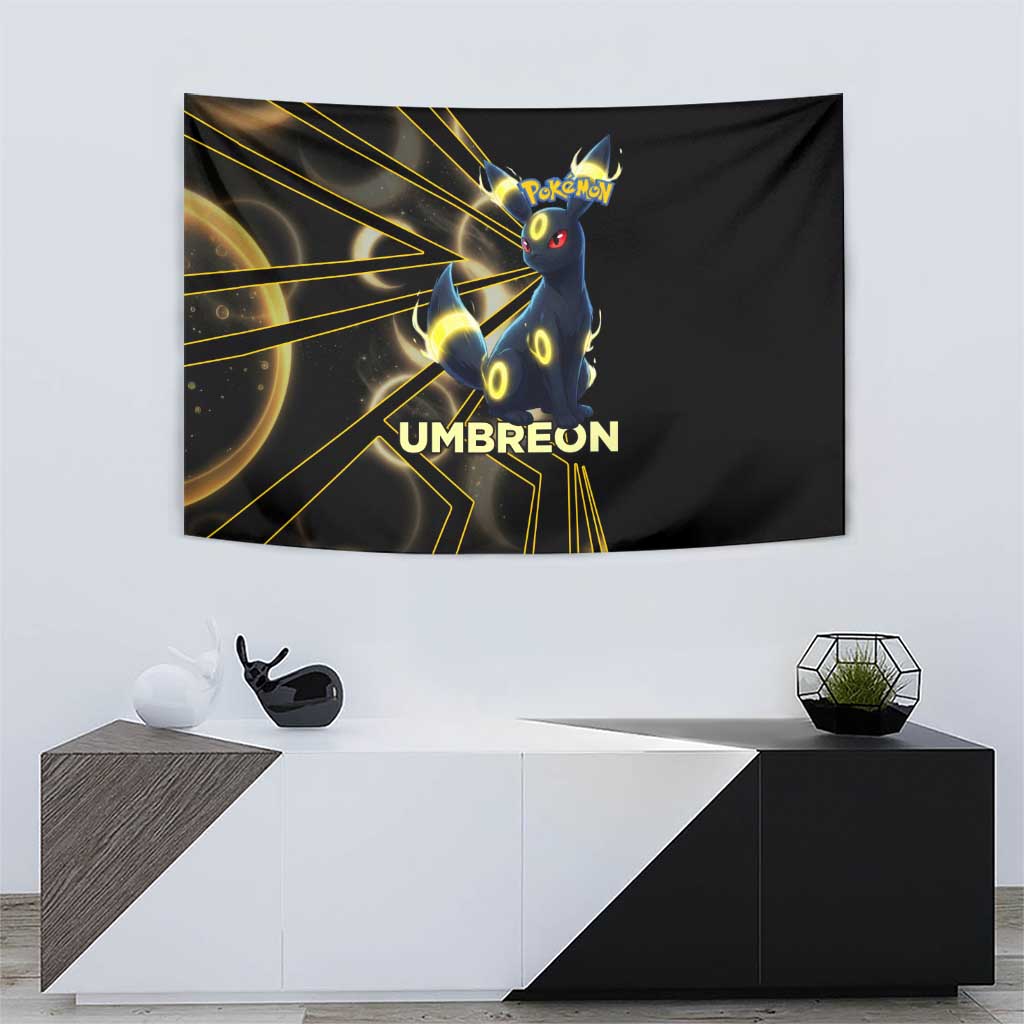 Umbreon Poké Tapestry Lunar Eclipse Comic Style