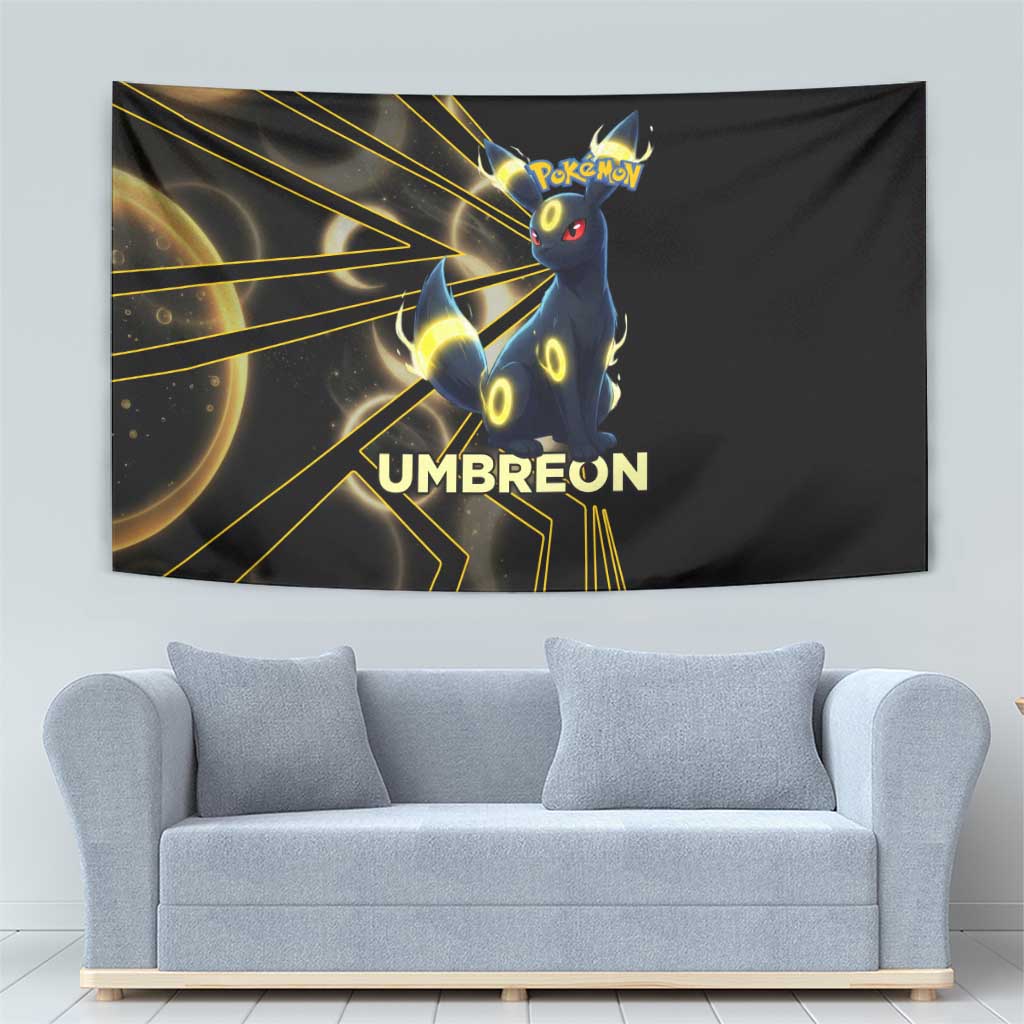 Umbreon Poké Tapestry Lunar Eclipse Comic Style