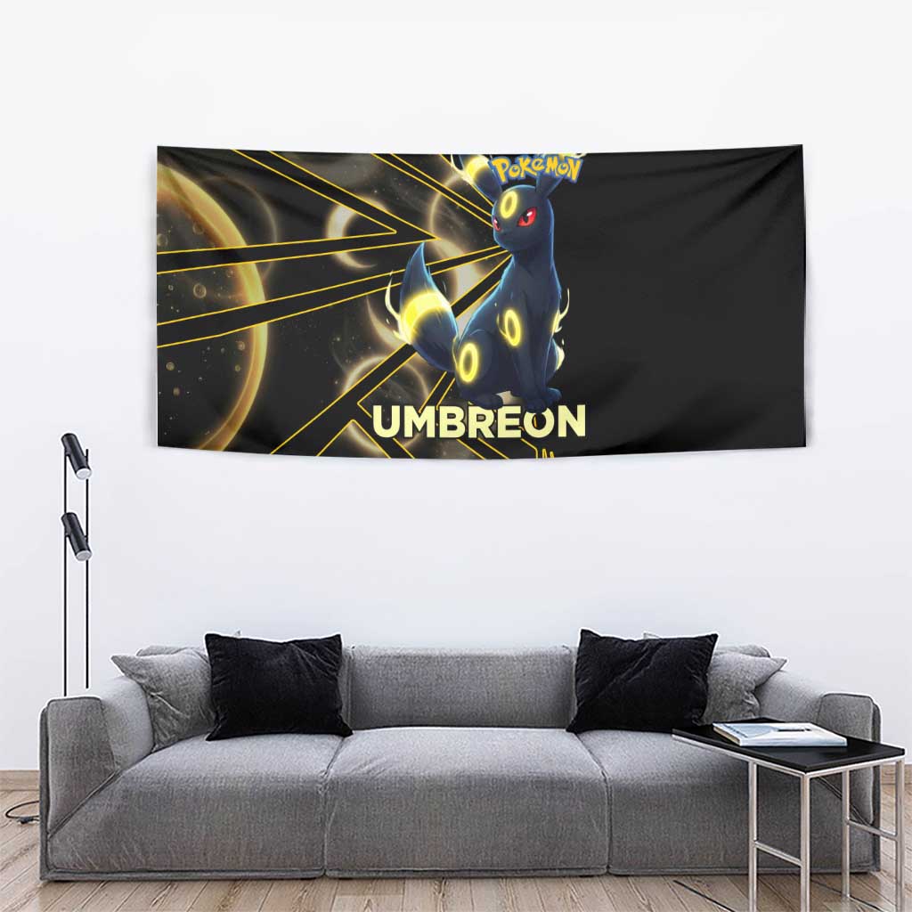 Umbreon Poké Tapestry Lunar Eclipse Comic Style