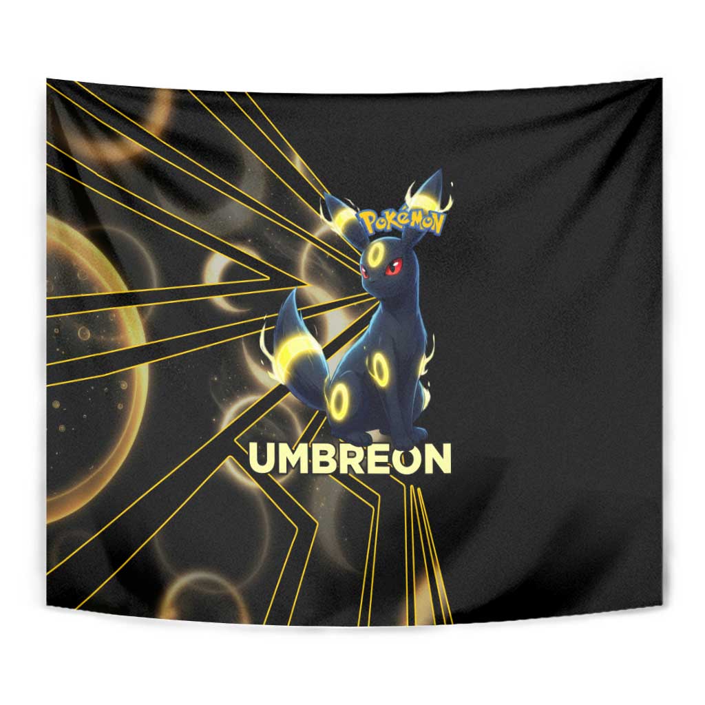 Umbreon Poké Tapestry Lunar Eclipse Comic Style