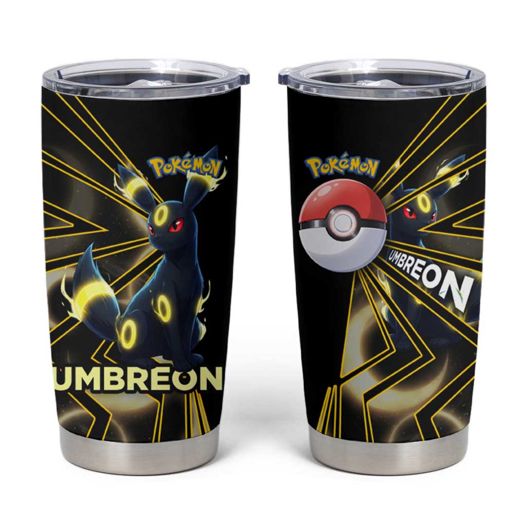 Umbreon Poké Tumbler Cup Lunar Eclipse Comic Style