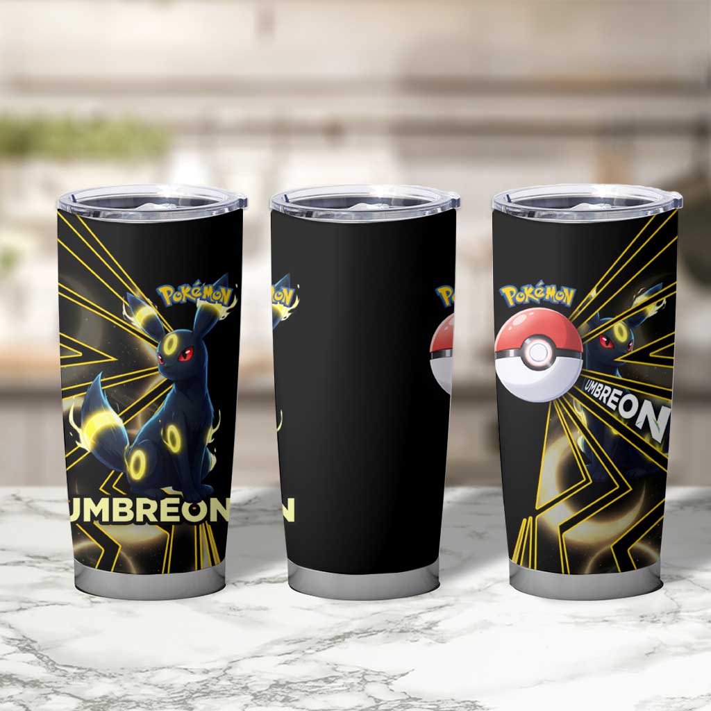 Umbreon Poké Tumbler Cup Lunar Eclipse Comic Style