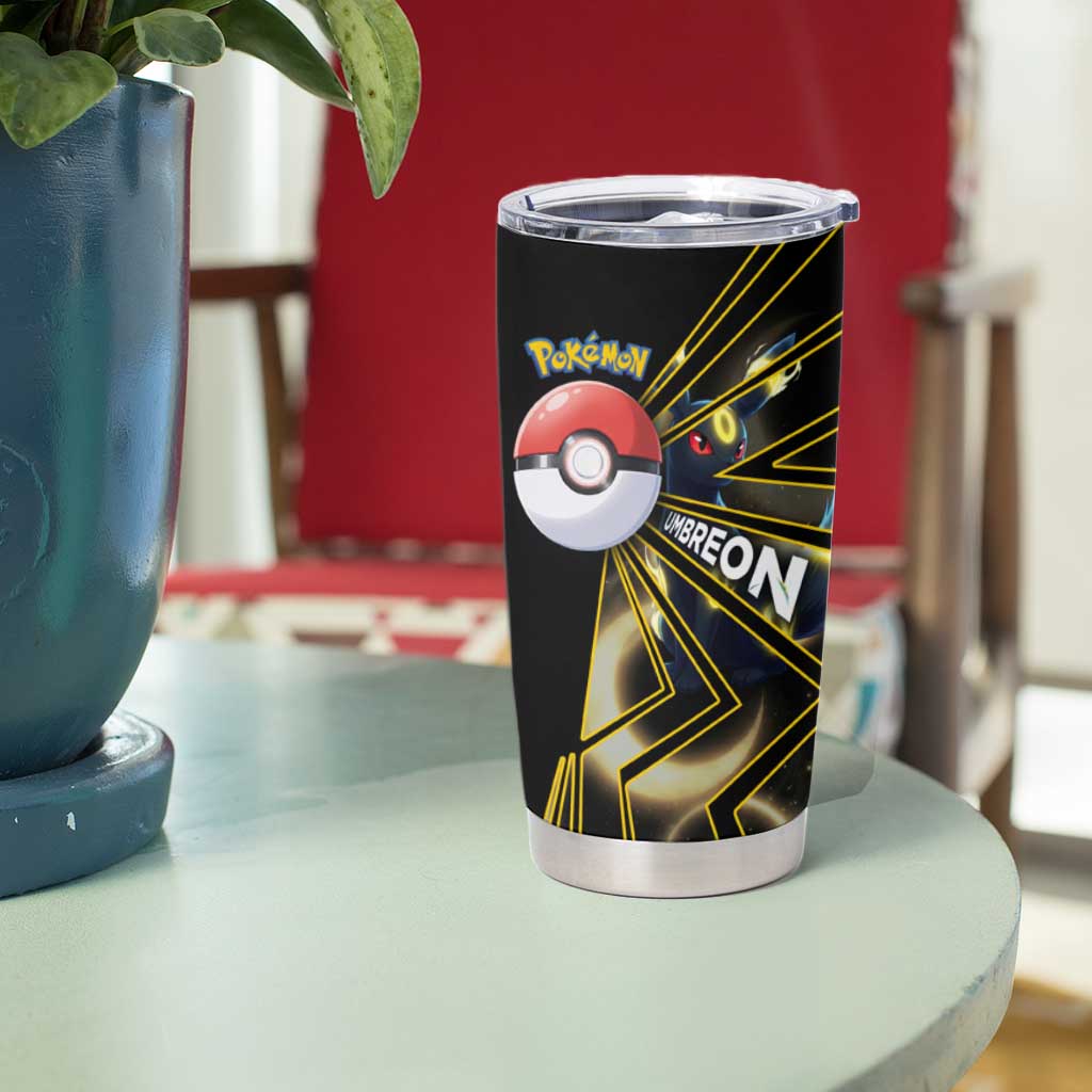 Umbreon Poké Tumbler Cup Lunar Eclipse Comic Style