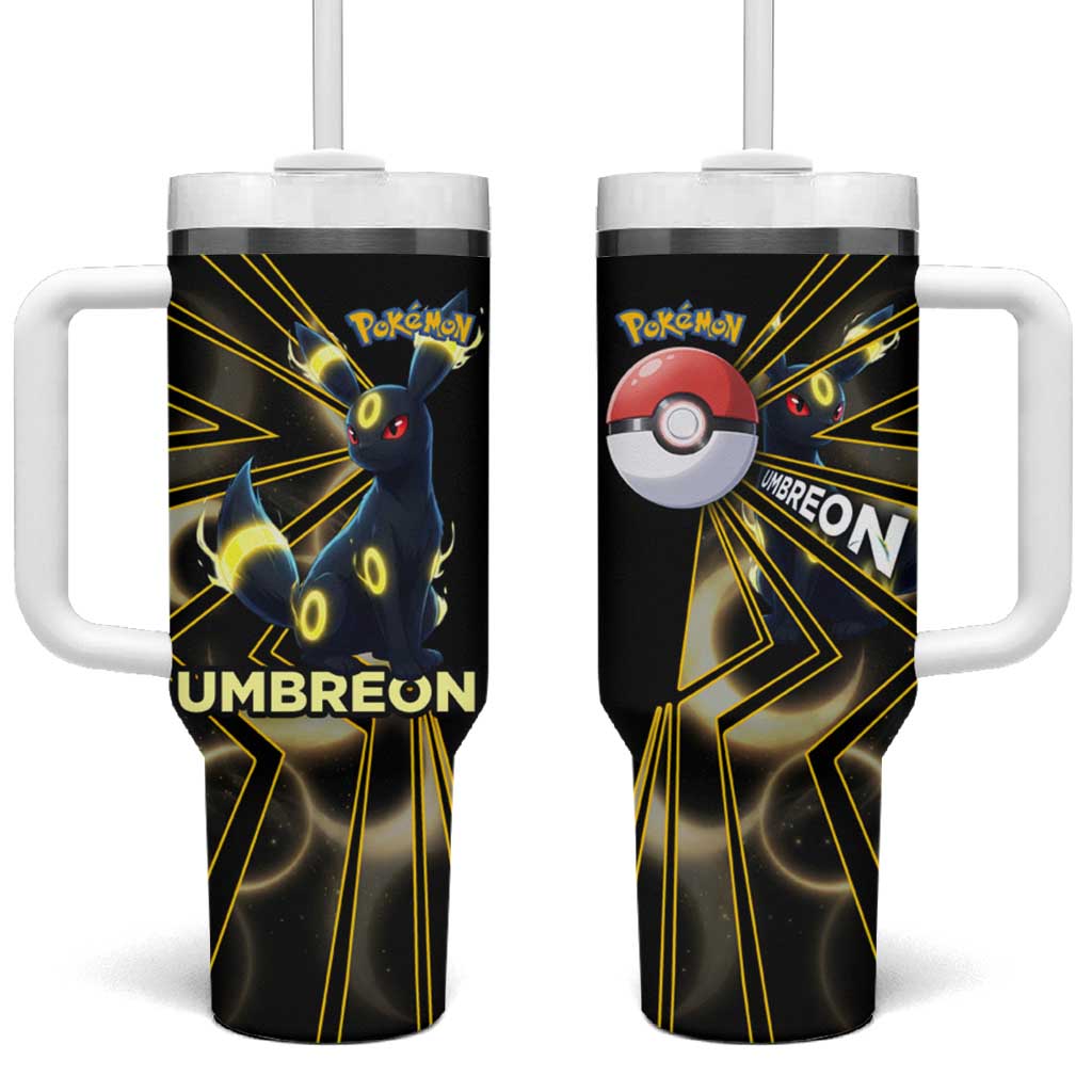 Umbreon Poké Tumbler With Handle Lunar Eclipse Comic Style